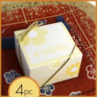 Wedding chocolate favors: your choice of 4 pieces of handmade chocolate truffles from our selection of all natural, handmade and gluten-free chocolate truffles.