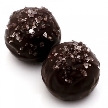 Mr. French: handmade dark chocolate truffles with gourmet sea salt