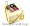 Wedding favor box with standard gold loop (included in price)