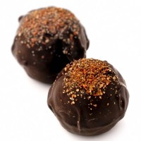 Hottie: dark chocolate truffles with chili and Mexican cinnamon
