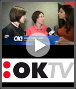 oktv interview at the Emmy Awards celebrity gift lounge